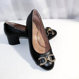 Giani Bernini GB Ameriee Memory Foam Block Heel Dress Pumps Black, Size 7
